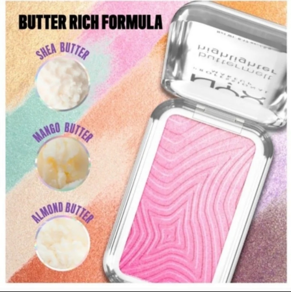 NYX Buttermelt Highlighter Set in Pink/Mint ✨ 🆕 - Picture 9 of 10